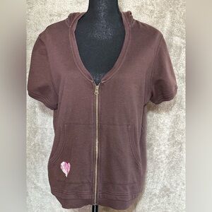 Cato Pink and Brown Zebra Print Top